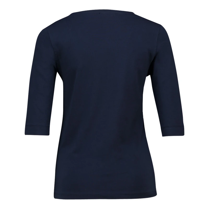 Dames T-shirt 22057basistop1/2mw Les Copines NAVY