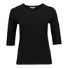 Dames T-shirt 22057basistop1/2mw