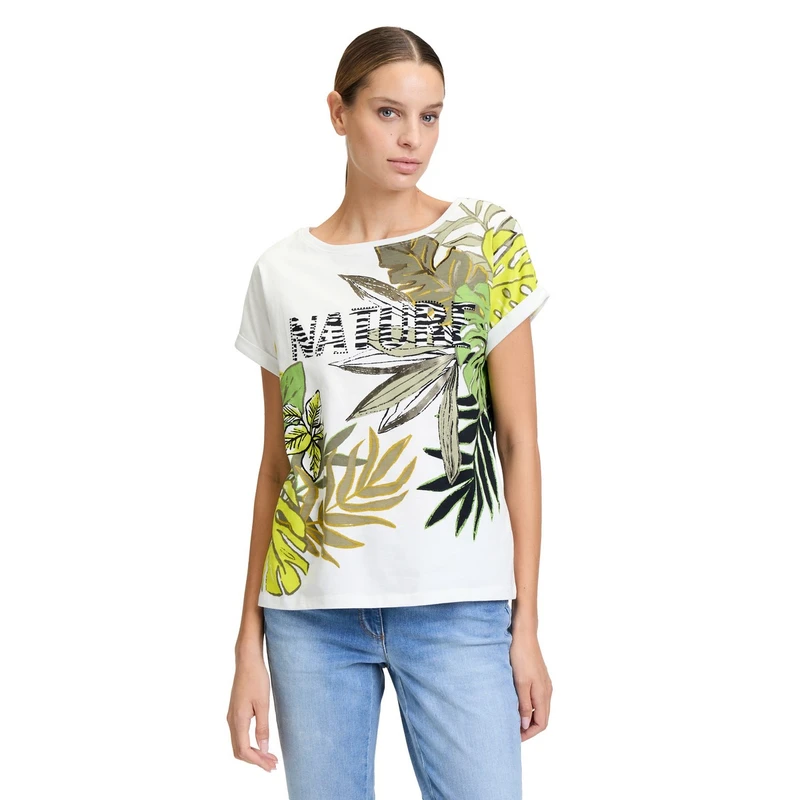 Dames T-shirt 22818194 Betty-So Cosy GROEN DESSIN