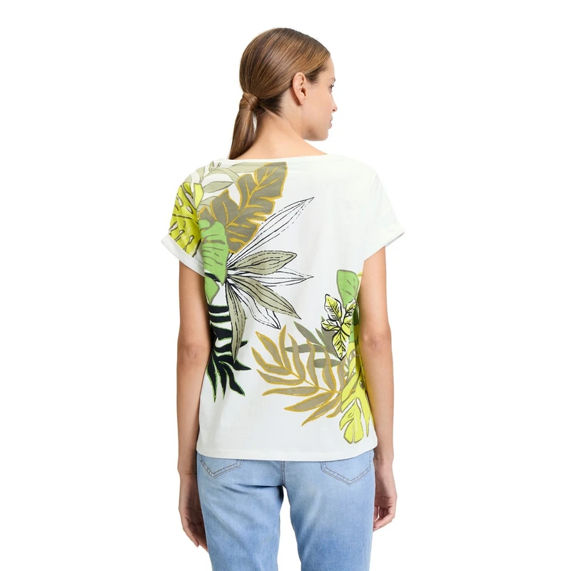 Dames T-shirt 22818194 Betty-So Cosy GROEN DESSIN