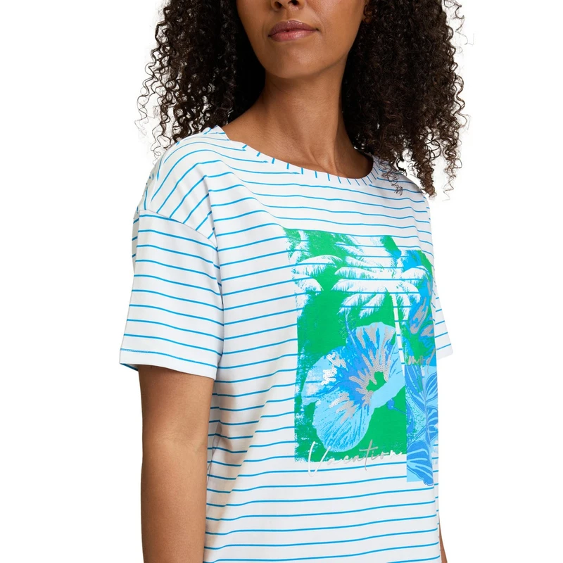 Dames T-shirt 22998276 Betty-So Cosy WIT DESSIN