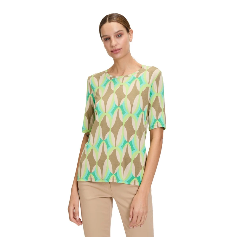 Dames T-Shirt 23921174 Betty Barclay BRUIN MELE