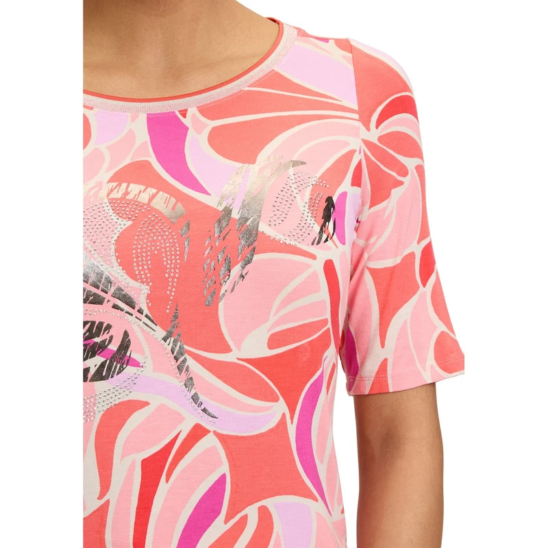 Dames T-shirt 24021197 Betty Barclay ROOD DESSIN