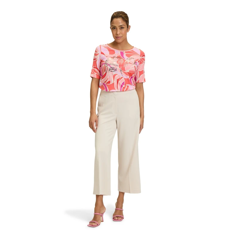 Dames T-shirt 24021197 Betty Barclay ROOD DESSIN