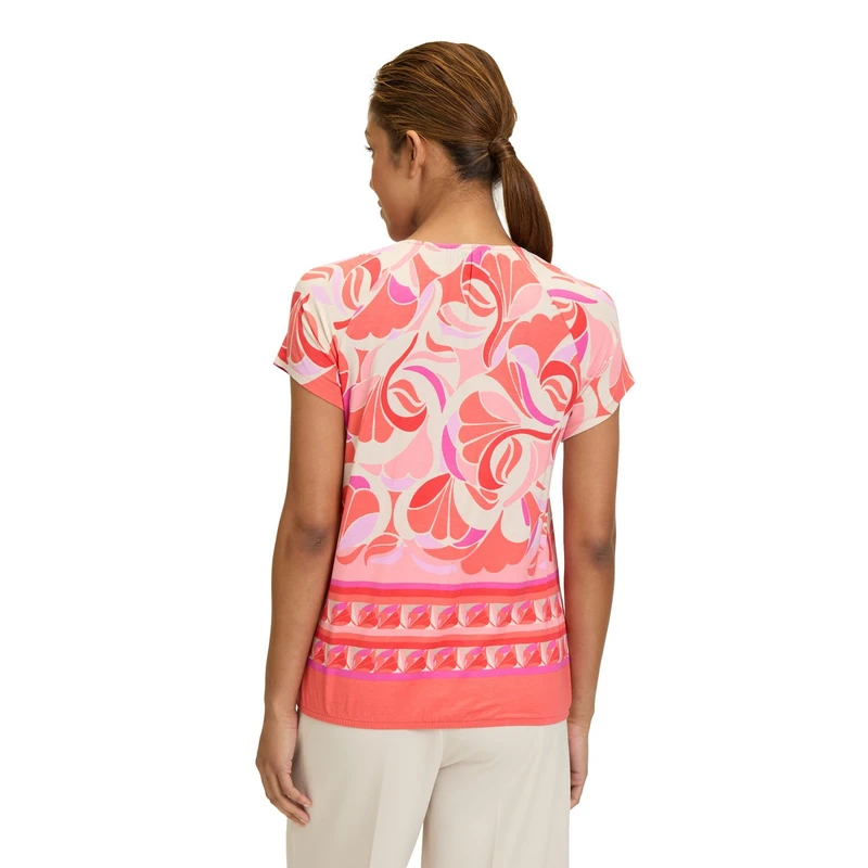 Dames T-shirt 24051176 Betty Barclay ROOD DESSIN