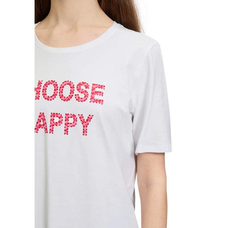 Dames T-shirt 24221092 Betty Barclay WIT DESSIN