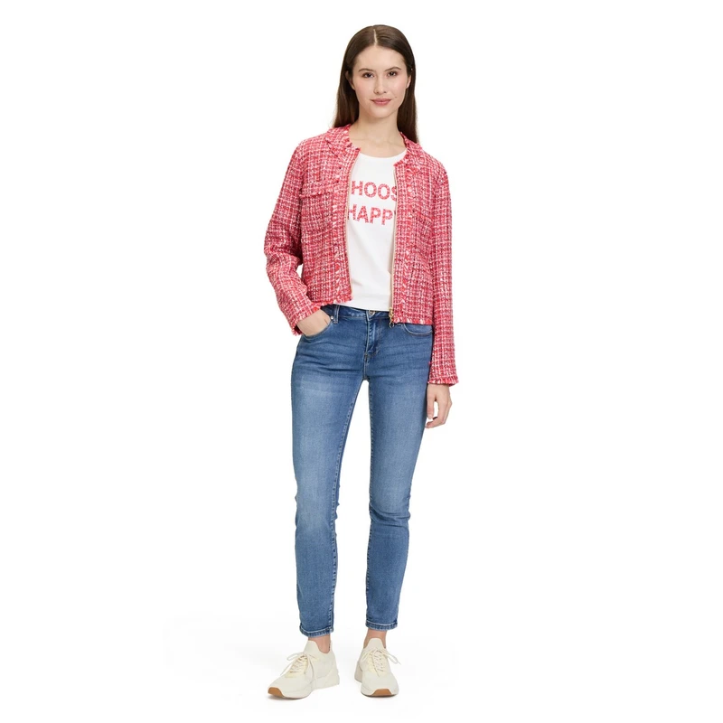 Dames T-shirt 24221092 Betty Barclay WIT DESSIN