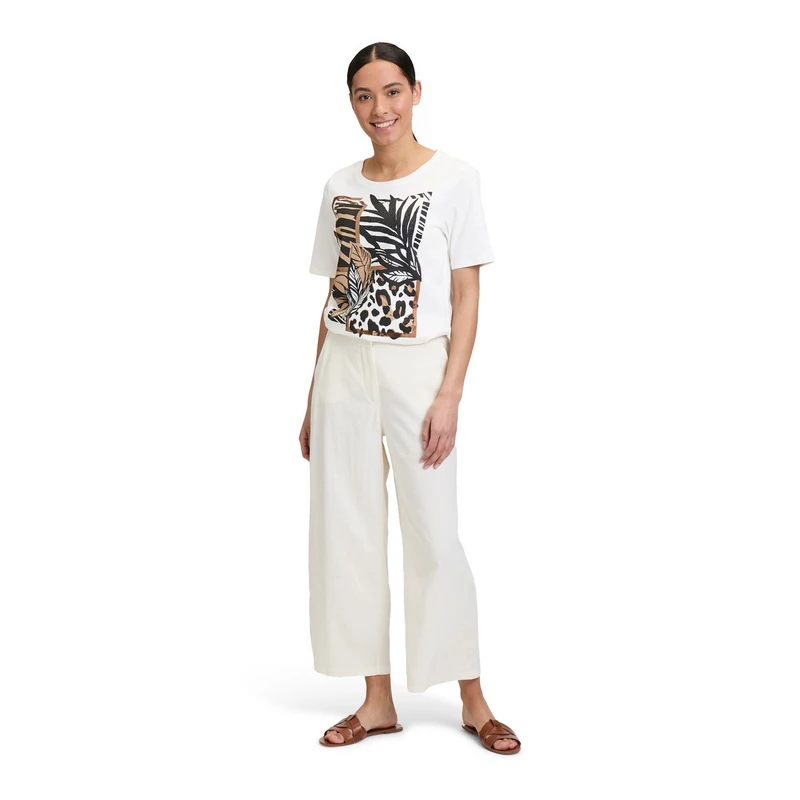 Dames T-shirt 24401009 Betty Barclay ECRU