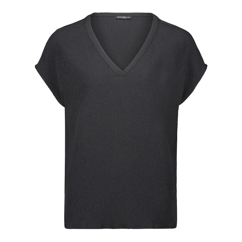Dames T-shirt 25091405 Betty Barclay ZWART