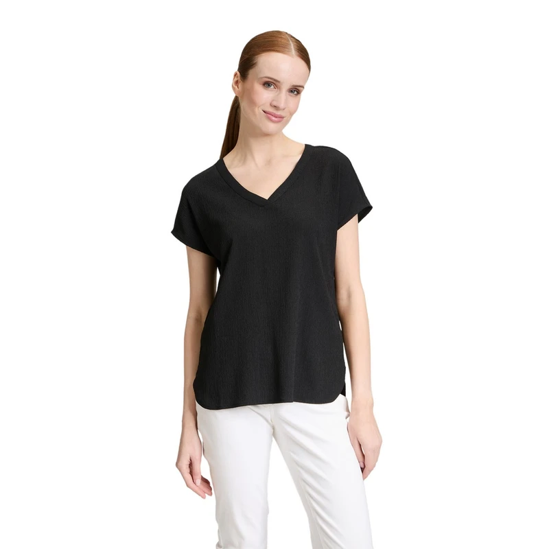 Dames T-shirt 25091405 Betty Barclay ZWART