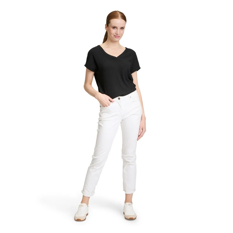 Dames T-shirt 25091405 Betty Barclay ZWART