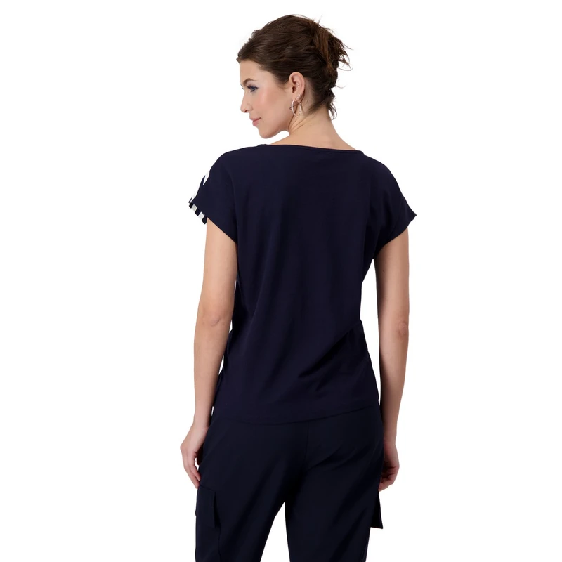 Dames T-shirt 409073 Monari MIDDEN BLAUW