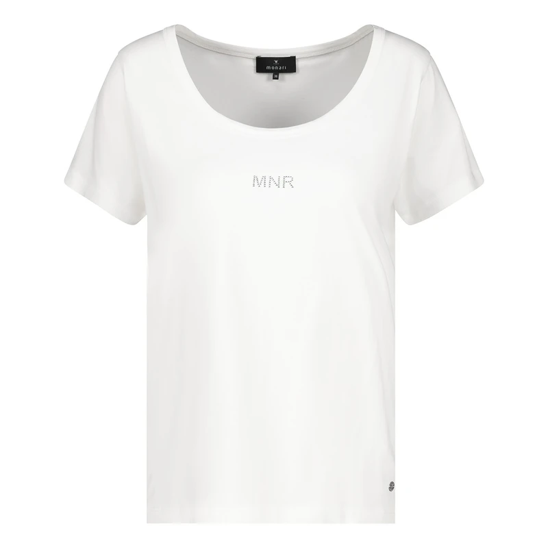 Dames T-shirt 409352 Monari OFF-WHITE