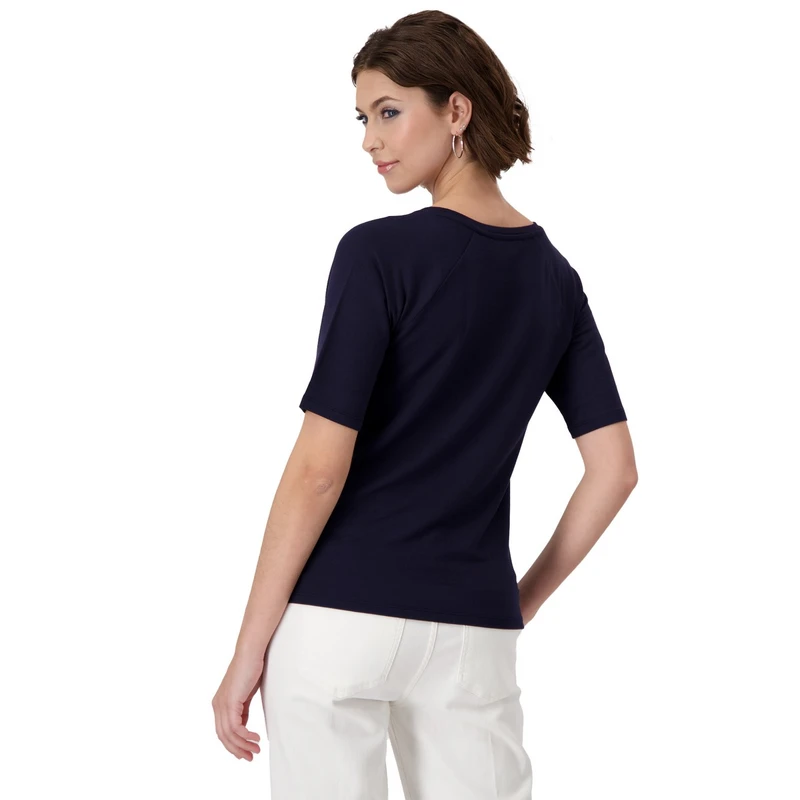 Dames T-shirt 409372 Monari MIDDEN BLAUW