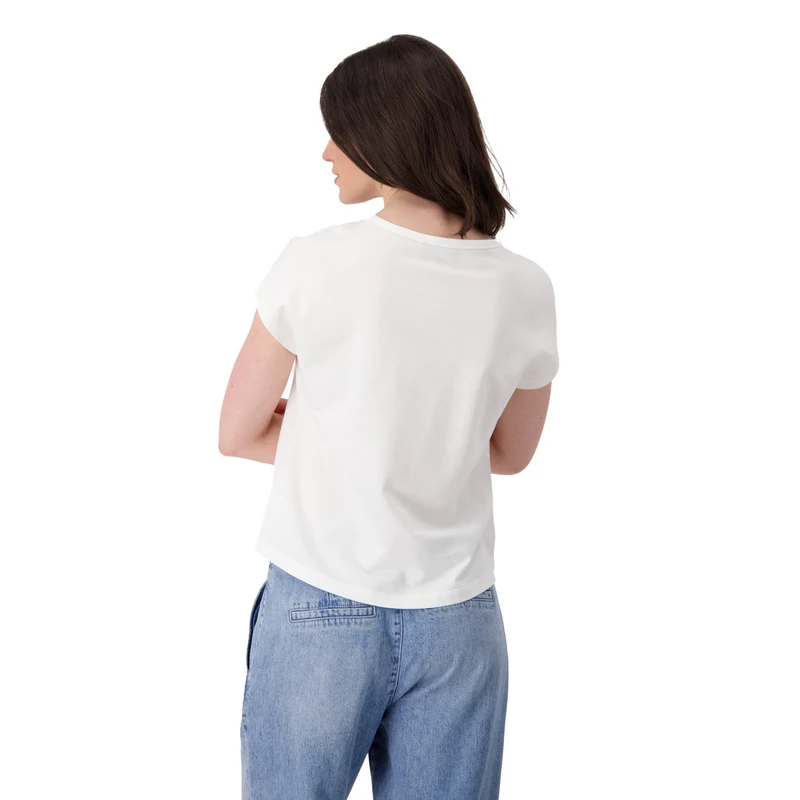 Dames T-shirt 409406 Monari OFF-WHITE