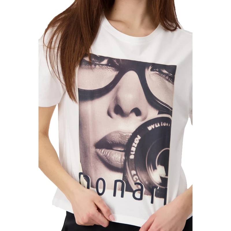 Dames T-shirt 409778 Monari ECRU