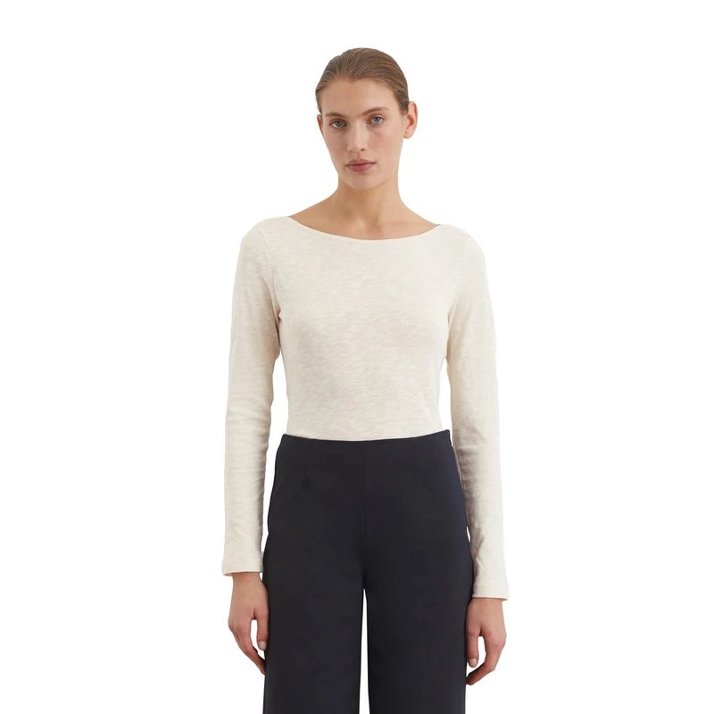 Dames T-shirt 502226152199 Marc O'Polo TAUPE