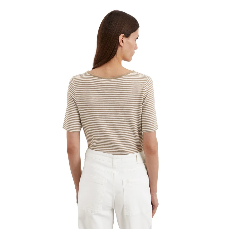 Dames T-shirt 503219651101 Marc O'Polo BLAUW DESSIN