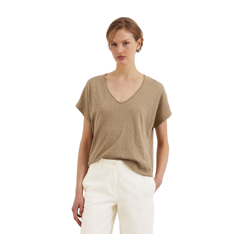 Dames T-shirt 503226151097 Marc O'Polo ZAND