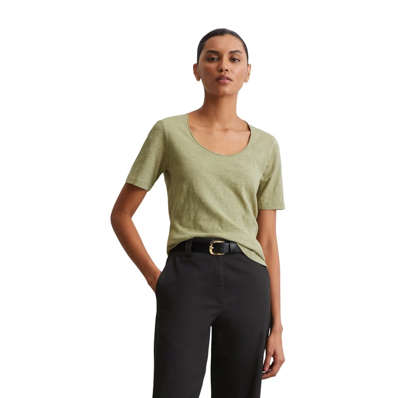Dames T-shirt 506226151157 Marc O'Polo GROEN