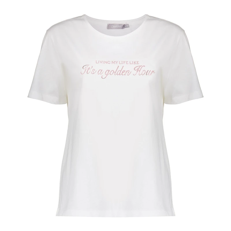 Dames T-shirt 52064-40 Geisha Wit