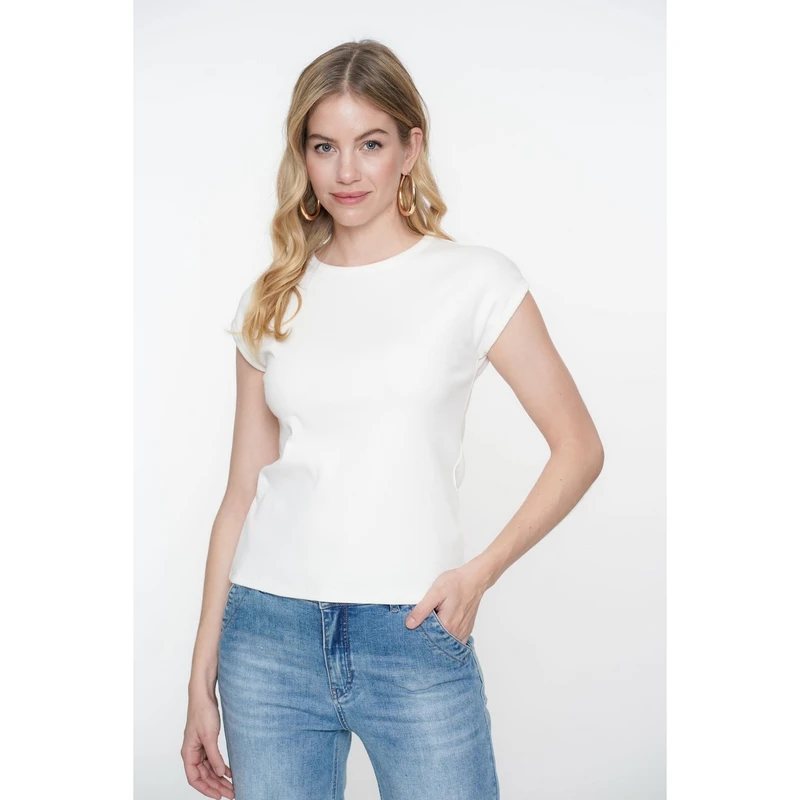 Dames T-shirt 52112-41 Geisha OFF-WHITE