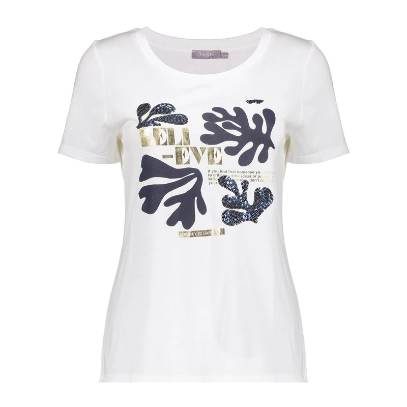 Dames T-shirt 52114-41 Geisha OFF-WHITE