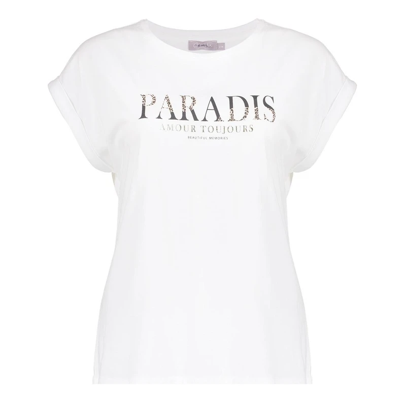 Dames T-shirt 52117-41 Geisha OFF-WHITE