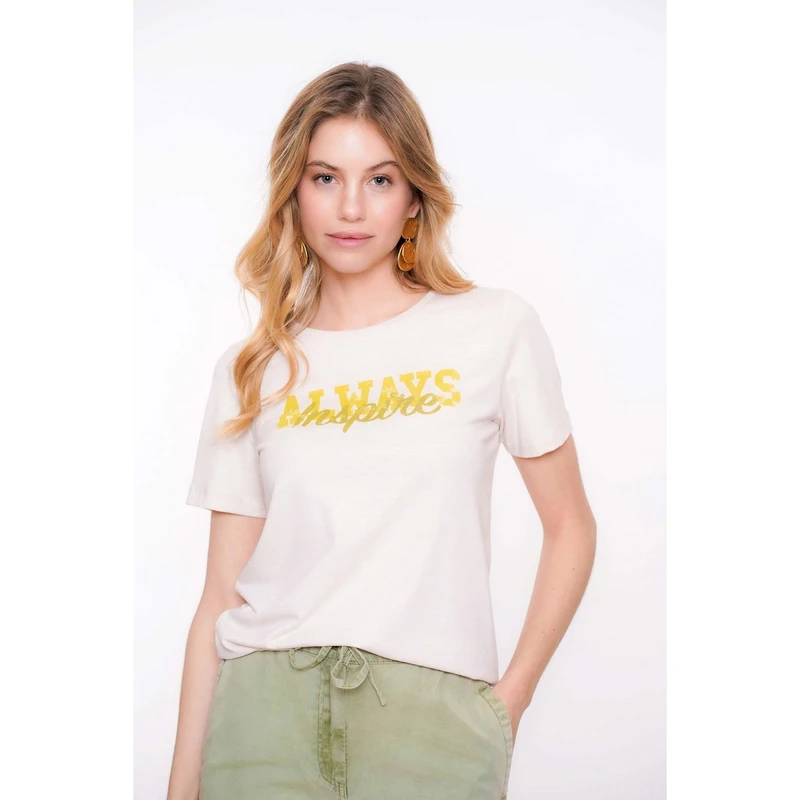 Dames T-shirt 52146-24 Geisha ZAND