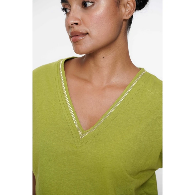 Dames T-shirt 52147-24 Geisha OLIJF