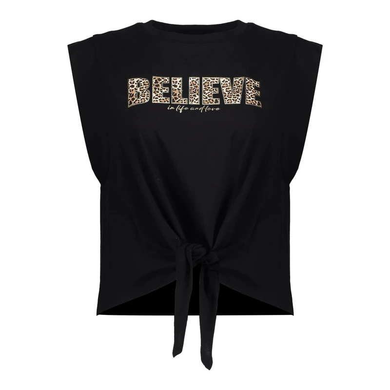 Dames T-shirt 52411-41 Geisha ZWART