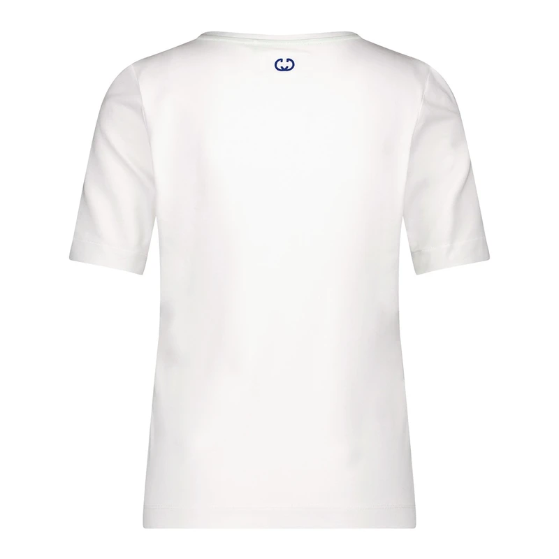 Dames T-shirt 570207-35010 Gerry Weber WIT DESSIN