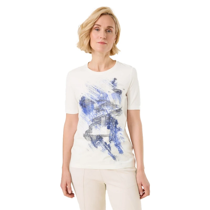 Dames T-shirt 570208-35010 Gerry Weber GRIJS DESSIN