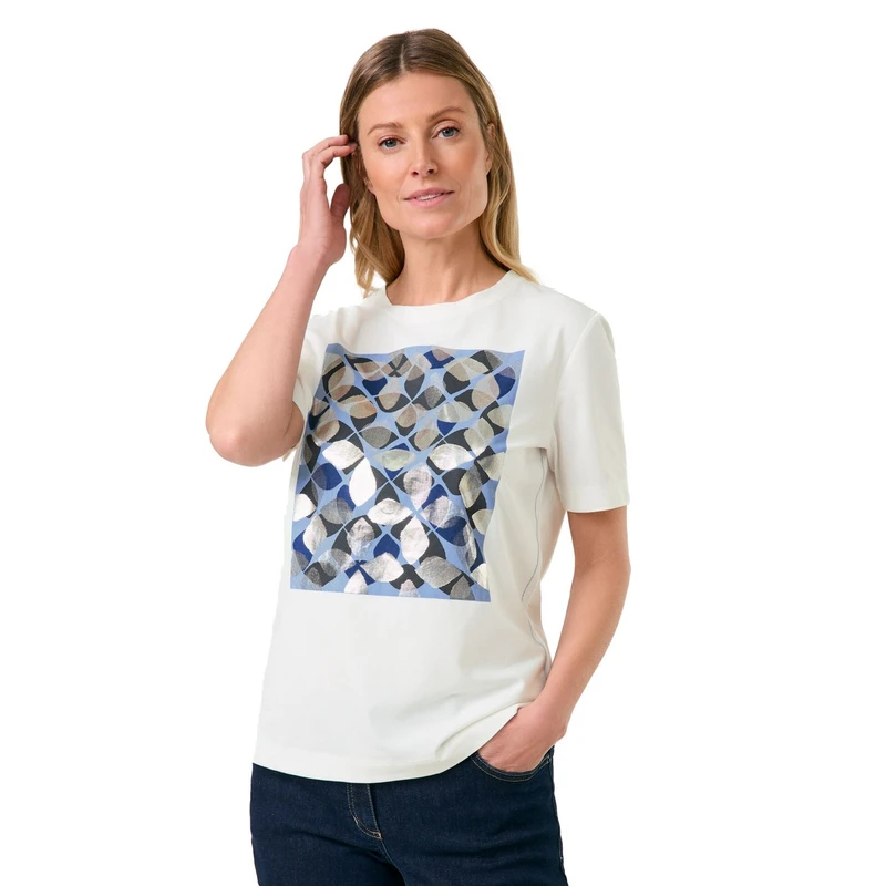 Dames T-shirt 570209-35010 Gerry Weber ECRU