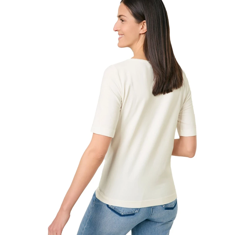 Dames T-shirt 570231-35003 Gerry Weber ZWART DESSIN
