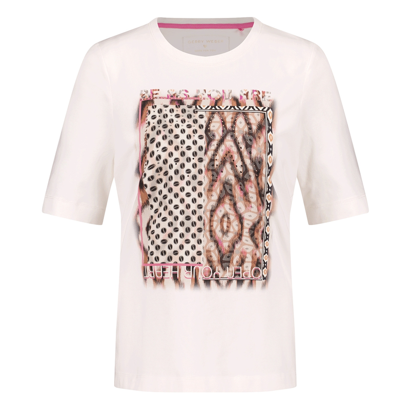 Dames T-shirt 570237-35010 Gerry Weber GEEL DESSIN