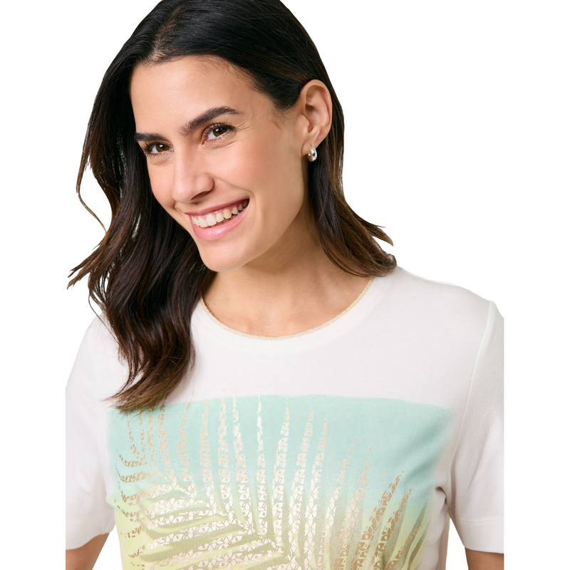 Dames T-shirt 570255-35003 Gerry Weber BLAUW DESSIN