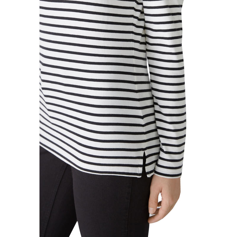 Dames T-shirt 88220 Oui ZWART DESSIN