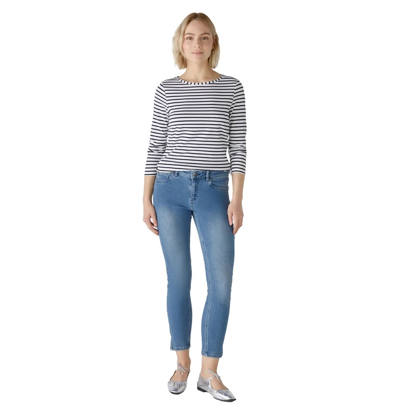 Dames T-shirt 88220 Oui BLAUW DESSIN