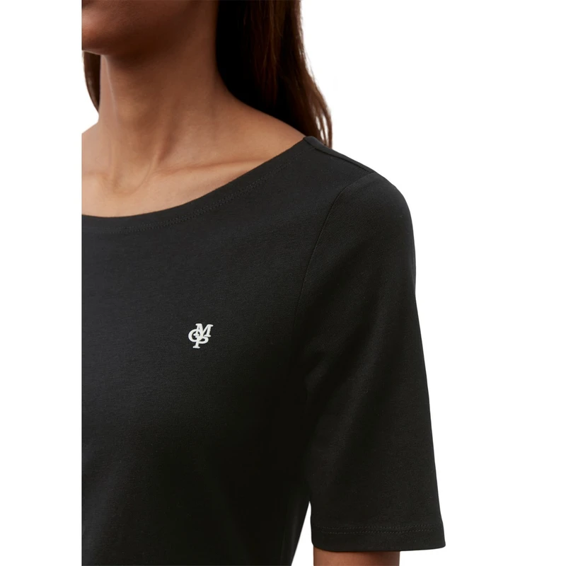 Dames T-shirt B01218351159 Marc O'Polo ZWART