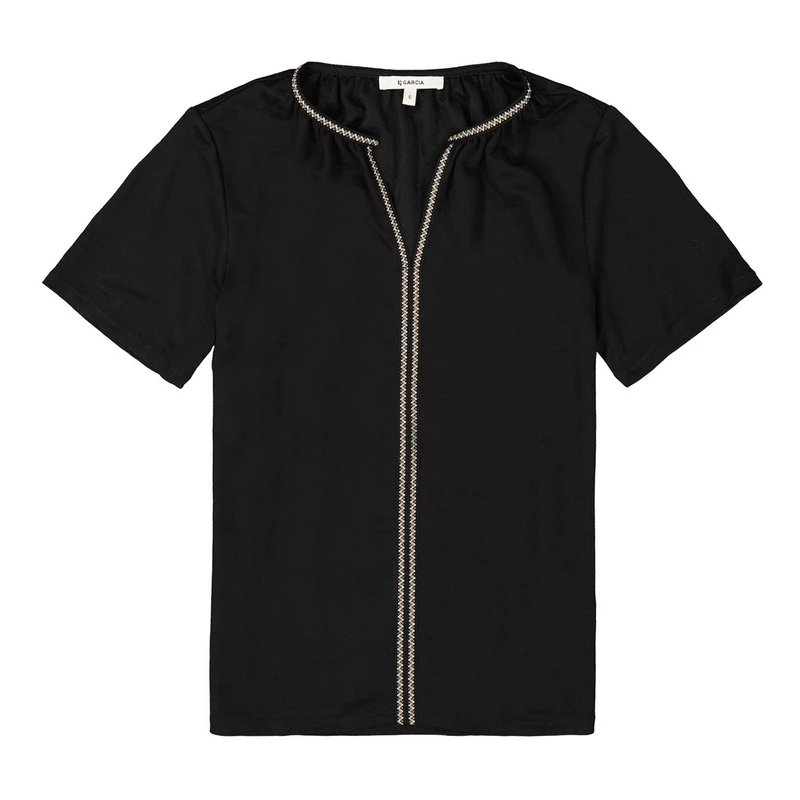 Dames T-shirt B50003 Garcia ZWART