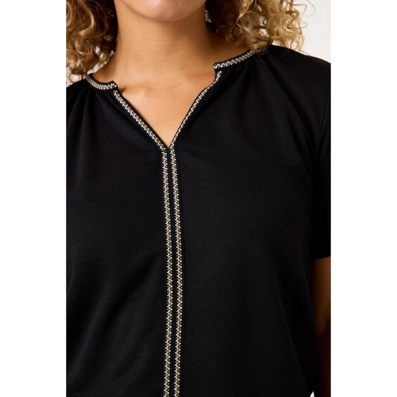 Dames T-shirt B50003 Garcia ZWART