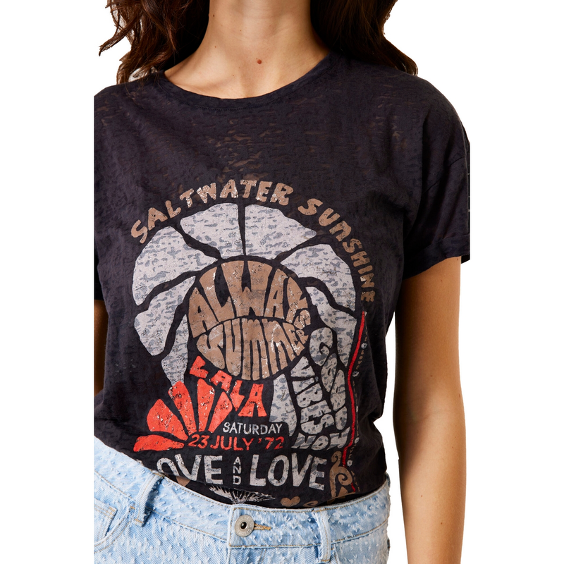 Dames T-shirt C50201 Garcia ANTRACIET