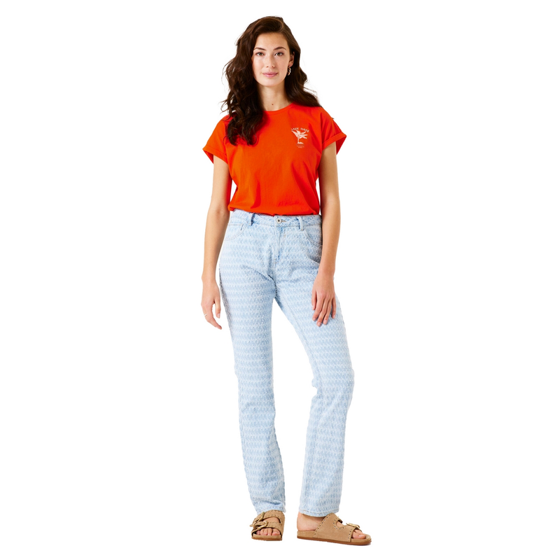 Dames T-shirt C50207 Garcia ORANJE