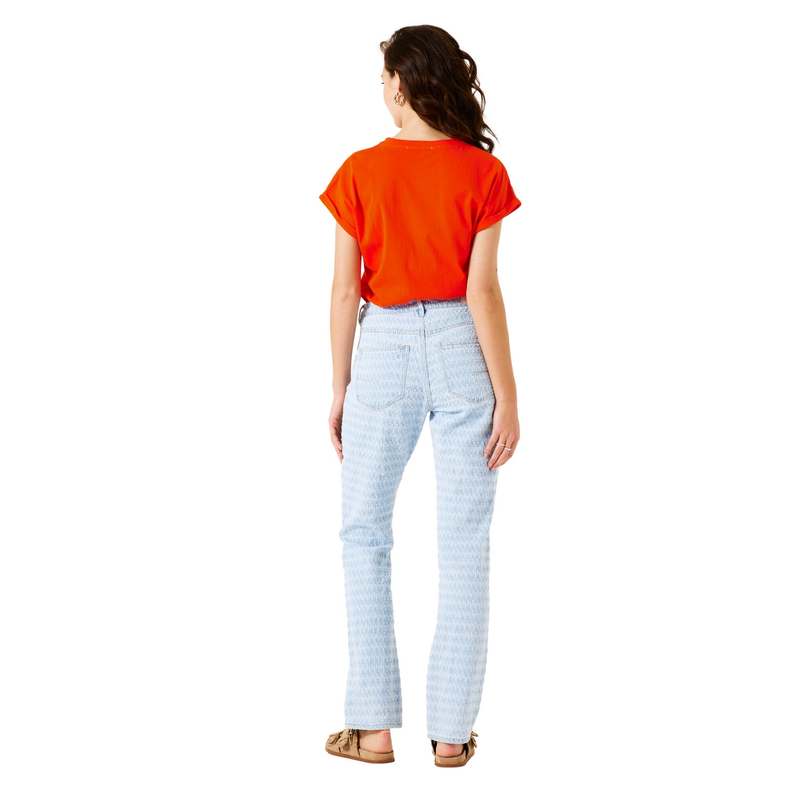 Dames T-shirt C50207 Garcia ORANJE