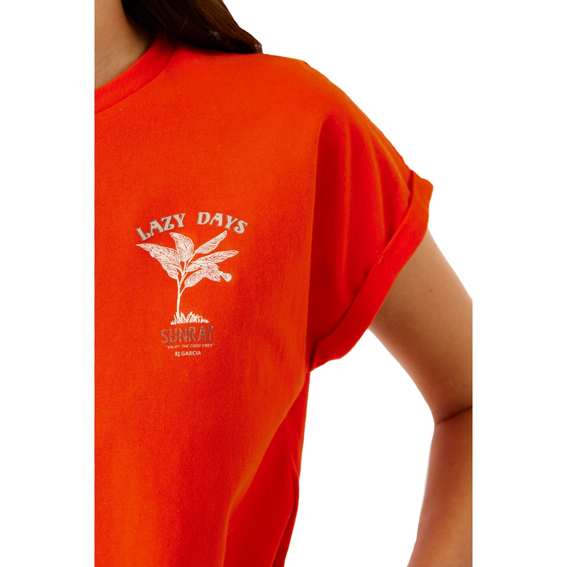 Dames T-shirt C50207 Garcia ORANJE