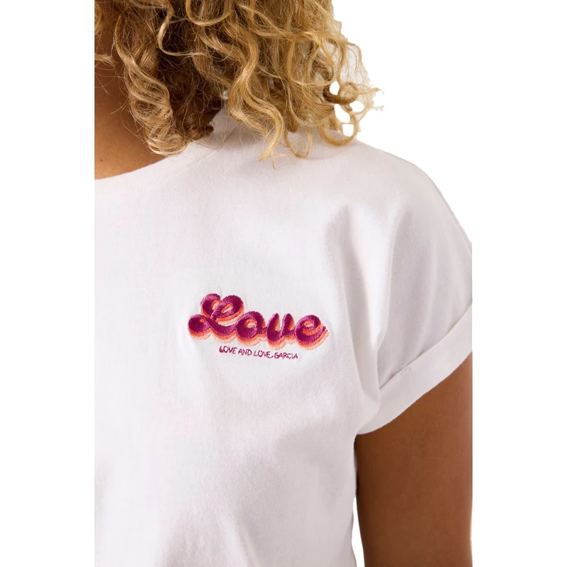 Dames T-shirt C50207 Garcia OFF-WHITE