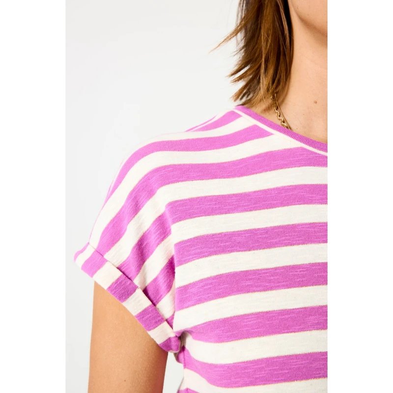 Dames T-shirt C50210 Garcia MAUVE