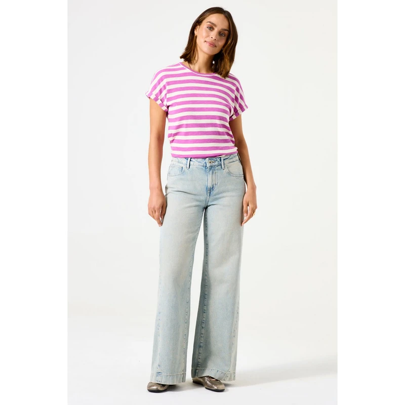 Dames T-shirt C50210 Garcia MAUVE