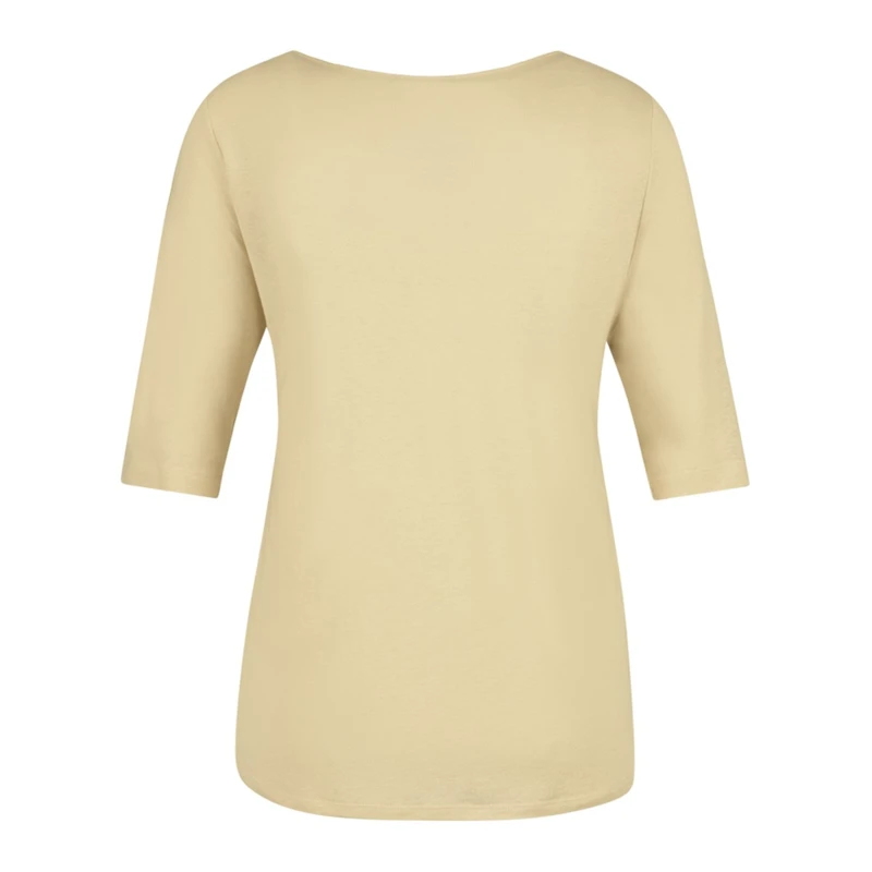 Dames T-shirt CS24-13518 Claudia Strater BEIGE